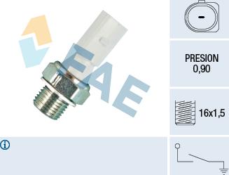 FAE 12860 - Snímač tlaku oleja parts5.com