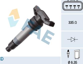 FAE 80462 - Ignition Coil parts5.com