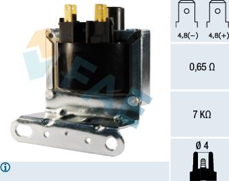 FAE 80262 - Zapaľovacia cievka parts5.com