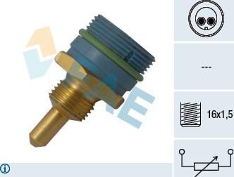 FAE 33900 - Sensor, temperatura del refrigerante parts5.com