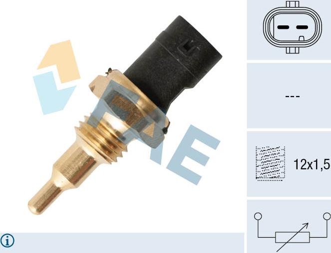 FAE 33925 - Sensor, coolant temperature parts5.com