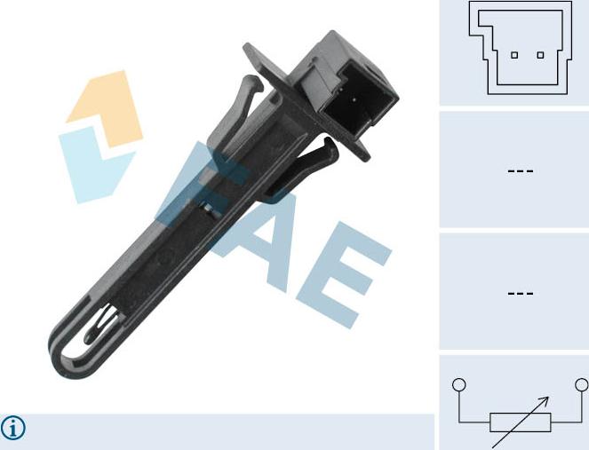 FAE 33923 - Senzor,temperatura interioara parts5.com