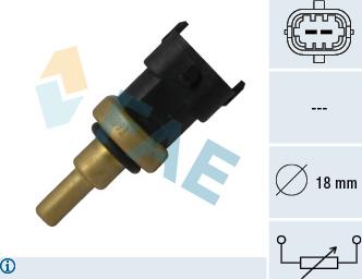 FAE 33495 - Sensor, coolant temperature parts5.com