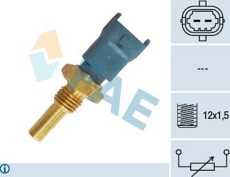 FAE 33490 - Senzor, temperatura olja parts5.com