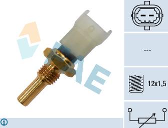 FAE 33480 - Sensor, temperatura del aceite parts5.com