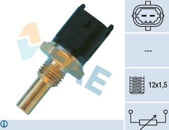 FAE 33680 - Soğutucu akışkan sıcaklık sensörü parts5.com