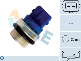 FAE 33630 - Sensor, coolant temperature parts5.com