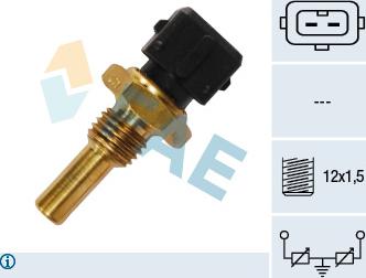 FAE 33090 - Senzor,temperatura lichid de racire parts5.com