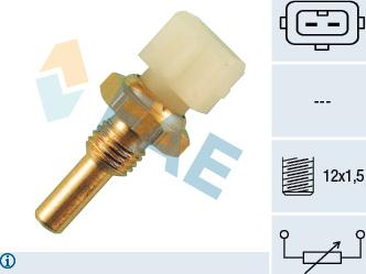 FAE 33020 - Senzor, temperatura rashladne tečnosti parts5.com