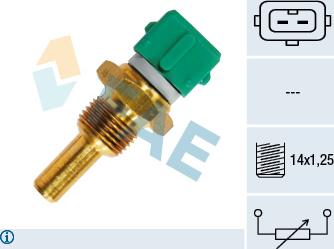 FAE 33190 - Senzor, temperatura glave valja(cilindra) parts5.com