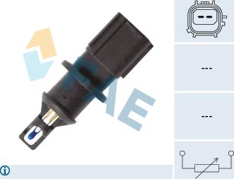 FAE 33179 - Senzor, temperatura usisnog zraka parts5.com