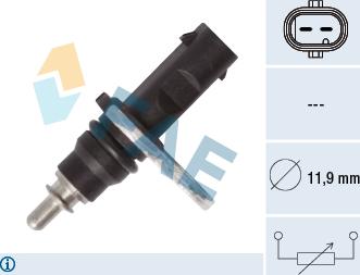 FAE 33894 - Sensor, temperatura del refrigerante parts5.com