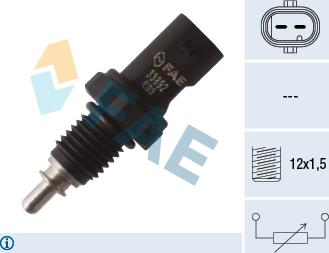 FAE 33892 - Érzékelő, hűtőfolyadék-hőmérséklet parts5.com