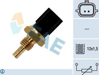 FAE 33840 - Snímač, teplota chladiva parts5.com