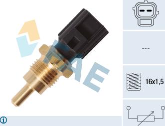 FAE 33311 - Sensor, temperatura del refrigerante parts5.com