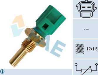 FAE 33250 - Датчик, температура масла parts5.com