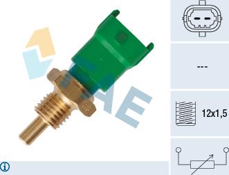 FAE 33251 - Αισθητήρας, θερμοκρασία λαδιού parts5.com