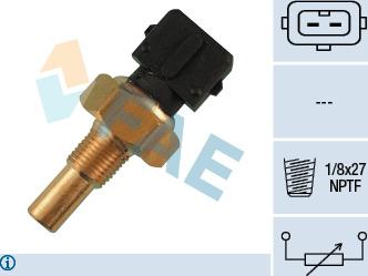 FAE 33260 - Sensor, coolant temperature parts5.com