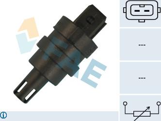 FAE 33228 - Датчик, температура впускаемого воздуха parts5.com