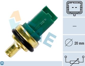 FAE 33706 - Sensor, Kühlmitteltemperatur parts5.com