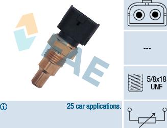 FAE 32400 - Senzor,temperatura lichid de racire parts5.com