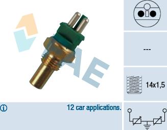 FAE 32510 - Senzor,temperatura lichid de racire parts5.com