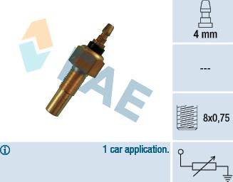 FAE 32140 - Senzor,temperatura lichid de racire parts5.com