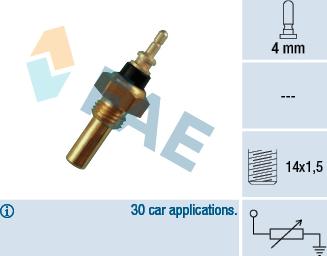 FAE 32330 - Senzor,temperatura lichid de racire parts5.com