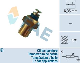 FAE 32200 - Snímač, teplota oleje parts5.com