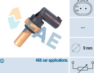 FAE 32710 - Sensor, Kühlmitteltemperatur parts5.com