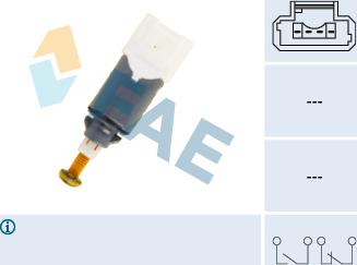 FAE 24902 - Brake Light Switch parts5.com