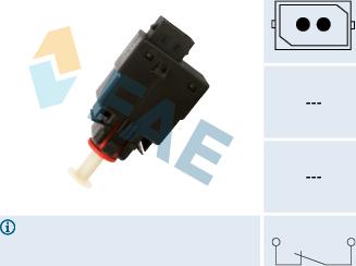 FAE 24460 - Comutator lumini frana parts5.com