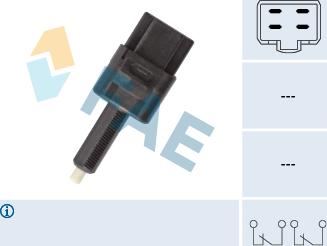 FAE 24599 - Interruptor luces freno parts5.com