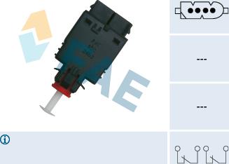 FAE 24530 - Prekidač za stop-svetlo parts5.com