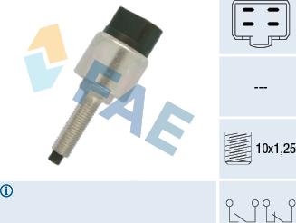 FAE 24615 - Brake Light Switch parts5.com