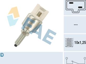 FAE 24610 - Fren lambası şalteri parts5.com