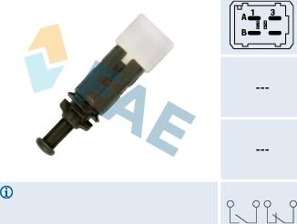 FAE 24895 - Prekidač za stop-svetlo parts5.com