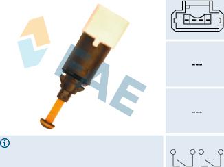 FAE 24898 - Comutator lumini frana parts5.com