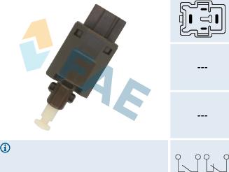 FAE 24852 - Brake Light Switch parts5.com