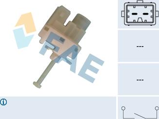 FAE 24820 - Comutator lumini frana parts5.com