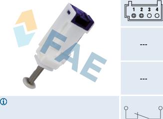 FAE 24792 - Comutator, actionare ambreiaj (Tempomat) parts5.com