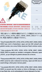 FAE 24761 - Brake Light Switch parts5.com