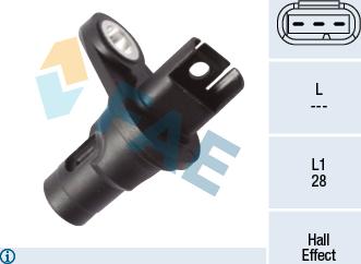 FAE 79445 - Senzor impulsuri, arbore cotit parts5.com