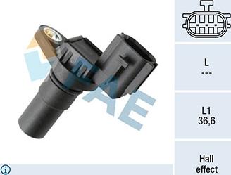 FAE 79489 - RPM Sensor, automatic transmission parts5.com