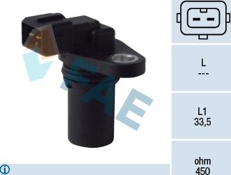 FAE 79092 - Senzor,pozitie ax cu came parts5.com