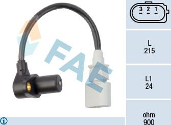 FAE 79048 - Sensor, crankshaft pulse parts5.com