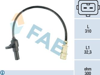 FAE 79084 - Sensor, crankshaft pulse parts5.com