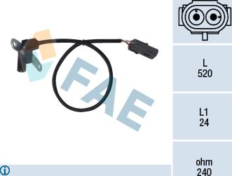 FAE 79024 - Impulzusadó, főtengely parts5.com