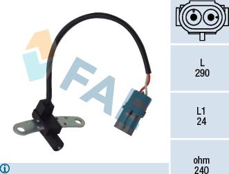 FAE 79021 - Generador de impulsos, cigüeñal parts5.com