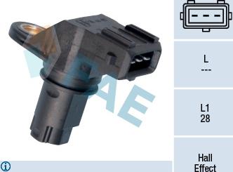 FAE 79159 - Senzor,pozitie ax cu came parts5.com